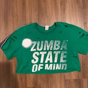 Custom Cut Zumba Crop Top